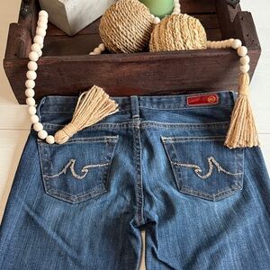 Ag Adriano Goldschmied Women's Classic Blue Boot Cut Jeans